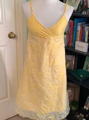 Roxy yellow dress EUC thumbnail 1