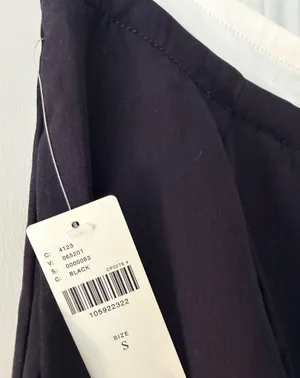 Anthropologie Layered Drawstring Wide-Leg Trousers, Size S thumbnail 13