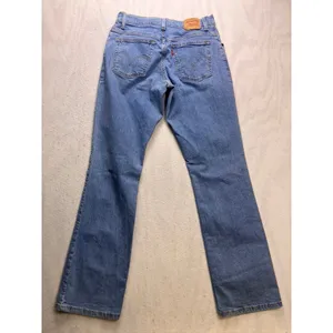 Levi 550 Jeans Womens‎ 10L Blue Relaxed Boot Cut Stretch Denim Pants thumbnail 10