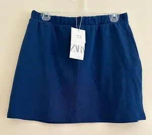 Zara blue skirt thumbnail 1