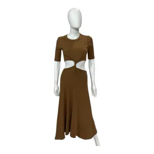 ✨Citizens of Humanity Brown Nicola Midi Light Brown Sz Small Dress✨ thumbnail 5