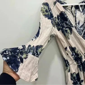 Free people all the‎ right ruffles romper xs thumbnail 6