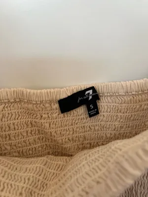 For All 7 Mankind Dress Puff Sleeve Smocked thumbnail 2