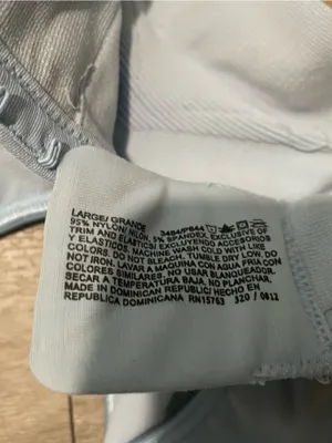 Light Blue Wireless Scoop Sports Bra - Women Intimates thumbnail 3