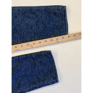 Kut from the Kloth Womens Diana Skinny Jeans Size 2 Blue‎ Floral Stretch Denim thumbnail 9