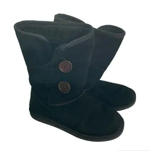 Lamo‎ Black Suede Mid-Calf Boots Size 6 thumbnail 1