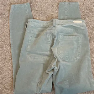 Pilcro and the Letterpress Anthro Mint Green High-Rise Skinny Corduroys Pants thumbnail 6