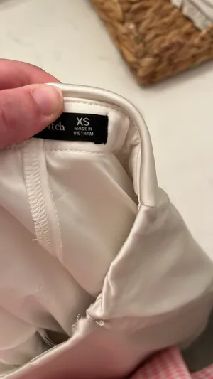 Abercrombie Satin Skirt Mini White thumbnail 7