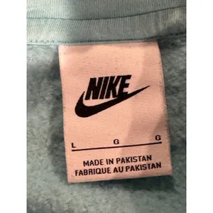 Nike Women's Light Aqua Pullover Hoodie Sweatshirt‎ Size Large thumbnail 4