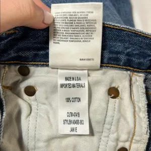 AGOLDE Jamie High Rise Classic Jeans‎ Grade Distressed Medium Wash 25 thumbnail 4