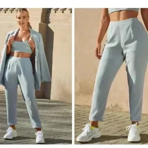PrettyLittleThing Dark Mint Tailored Trousers NWT‎ thumbnail 2