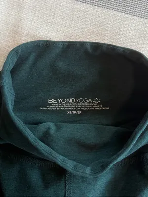 Beyond Yoga Spacedye Out of Pocket Leggings Dark Spruce Green Heather Size XS thumbnail 7