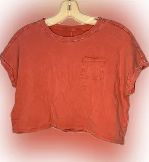 The Commons Cotton Cropped T-Shirt nwot thumbnail 1