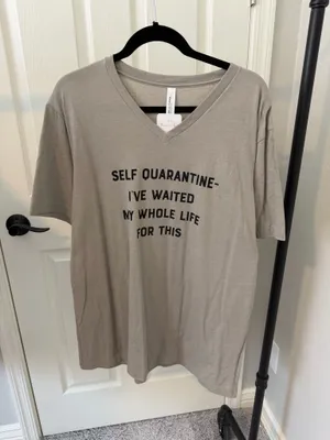 Bella Canvas Quarantine Graphic Tshirt thumbnail 1