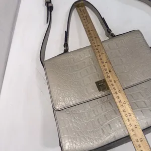 Kate Spade Orchard Valley Doris Soft Taupe Large Satchel Shoulder Bag FAIR CONDI thumbnail 13