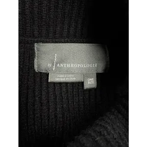 Anthropologie Black Open Side Sweater Vest Women’s One Size thumbnail 2
