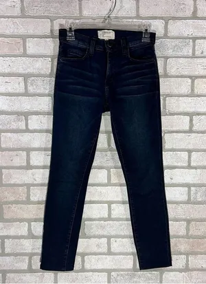 Current/Elliott The High Waist Ankle Skinny City Slicker Jeans in Sandy Size 24 thumbnail 4