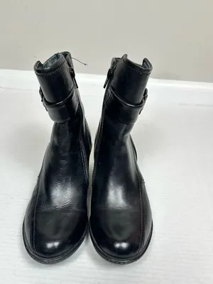 Dansko Mid Calf Leather Heeled Zip-up Boot Size EU 38 - US 7.5/8.0 thumbnail 3