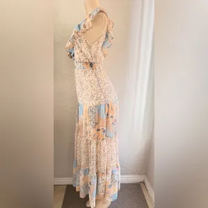 Lilyful women’s dress size Small Bohemian , wester chic maxi dress thumbnail 10