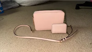 Blush Pink Michael Kors Crossbody and Wallet Set thumbnail 5