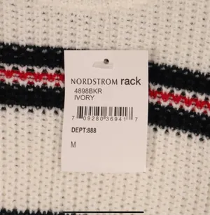 Cotton Emporium NWT  Striped Sweater Size Medium thumbnail 9