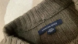 American Eagle ribbed knit cropped sweater thumbnail 3
