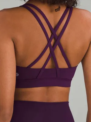 Lululemon Energy Bra Seamless Woman’s Sports Bra - Purple size 4 thumbnail 6