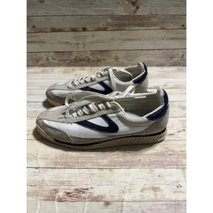 Tretorn Rawlings 2.0 Sneakers Anthropologie White Navy Blue Gray Women's Size 6M thumbnail 3