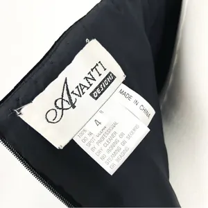 Vintage Y2K Beaded Embellishment Strapless Gown in Black | Size 4 thumbnail 14