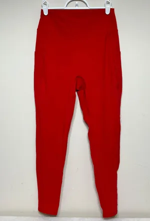 Buffbunny Red Leggings With Pockets Medium thumbnail 1