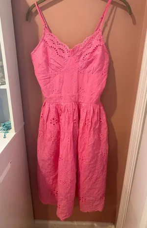 Pink Midi Sundress thumbnail 1