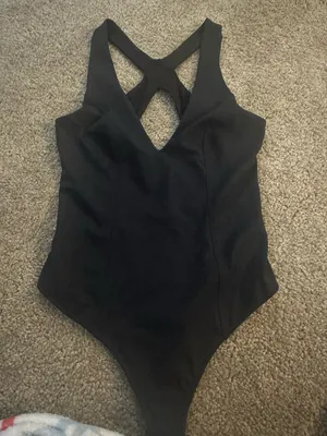 Free People Black Bodysuit thumbnail 1