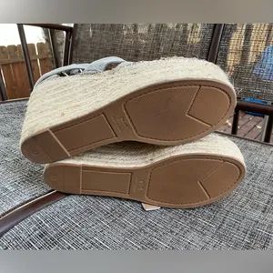 Marc Fisher Womens Mladore Leather Espadrille Platform Wedge Sandals thumbnail 14