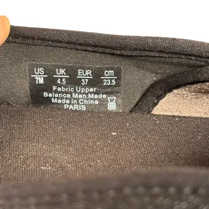 Bzees Paris Womens 7M Black Shimmer Slip On Flats Machine Washable Comfort thumbnail 10