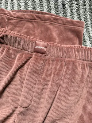 Brown Corduroy Elastic Waist Pants thumbnail 2