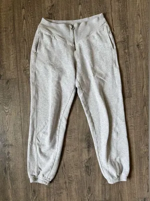 Aerie Fleece Corset Jogger- Light Grey thumbnail 3