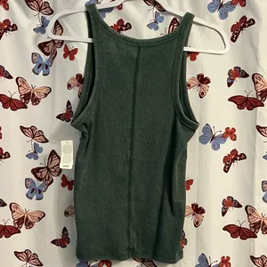 Aerie Slightly cropped ribbed tank thumbnail 2