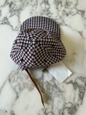 NWT Madewell Houndstooth Baseball Cap Adjustable CLASP BROKEN thumbnail 3
