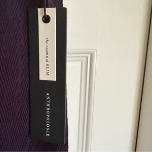 The Essential Collection By Anthropologie Size 4 Navy Corduroy Pants Minimalist thumbnail 6