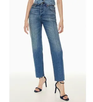 Denim Forum Arlo High-Rise Aritzia Straight Jeans thumbnail 2