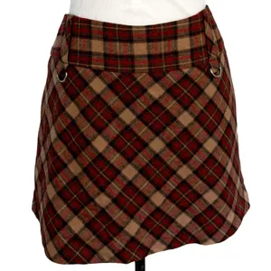Exact Change Mini Skirt | Plaid Wool Blend Y2K thumbnail 10