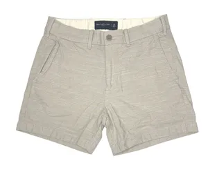 Abercrombie & Fitch Beige Woven Stretch Shorts 29 Mid Rise 4.5" Inseam Casual thumbnail 1