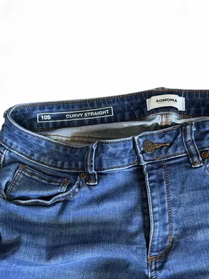 Sonoma Curvy Straight 10S Medium Wash thumbnail 3