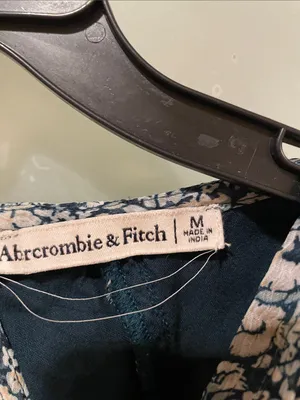 Abercrombie & Fitch Navy and White Floral Mini Dress thumbnail 2