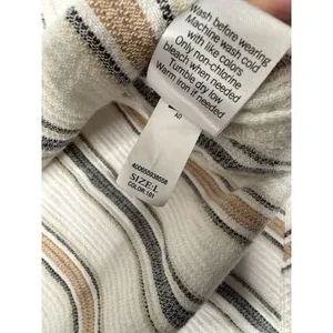 Sonoma‎ Goods for Life Women's Size L Boho Striped Business Casual Career Soft thumbnail 8