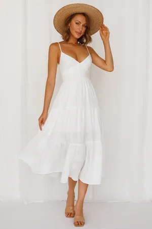 ✨Hello Molly Vintage Queen Maxi Sz Xl Dress White✨ thumbnail 2