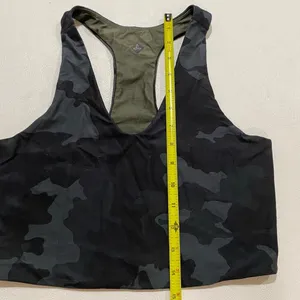 prAna Momento Reversible Camo Crop Top XS/S Racerback Yoga Activewear thumbnail 8