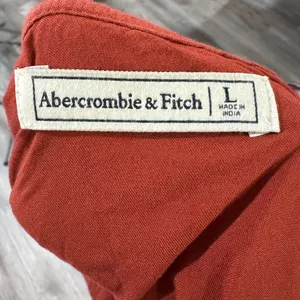 Abercrombie & Fitch Rust‎ Embroidered Dress Large thumbnail 5
