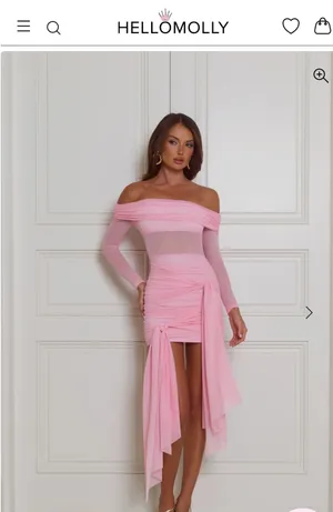 Hello Molly Mini Dress Pink thumbnail 2