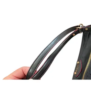 MZ Wallace womans Black Nylon Leather Trim Handbag crossbody SKU 8907 thumbnail 5